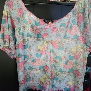 Little Twin Stars crop top